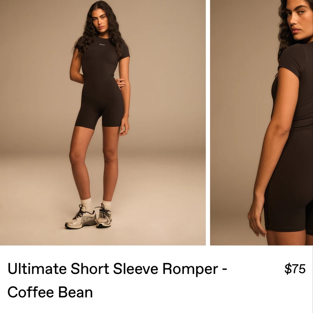 Adanola Coffee Bean Bike Shorts